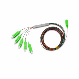 Splitter PLC 1:4 con Conectores