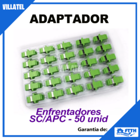 ADAPTADOR DE FIBRA ÓPTICA 50 unidades