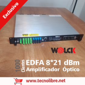 Edfa 8x21 dBm WDM  marca WOLCK