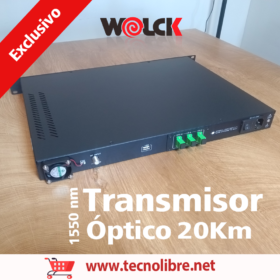 Transmisor optico 1550 / 20 km marca WOLCK
