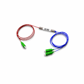 Splitter 1:2 FBT 15:85 con conectores